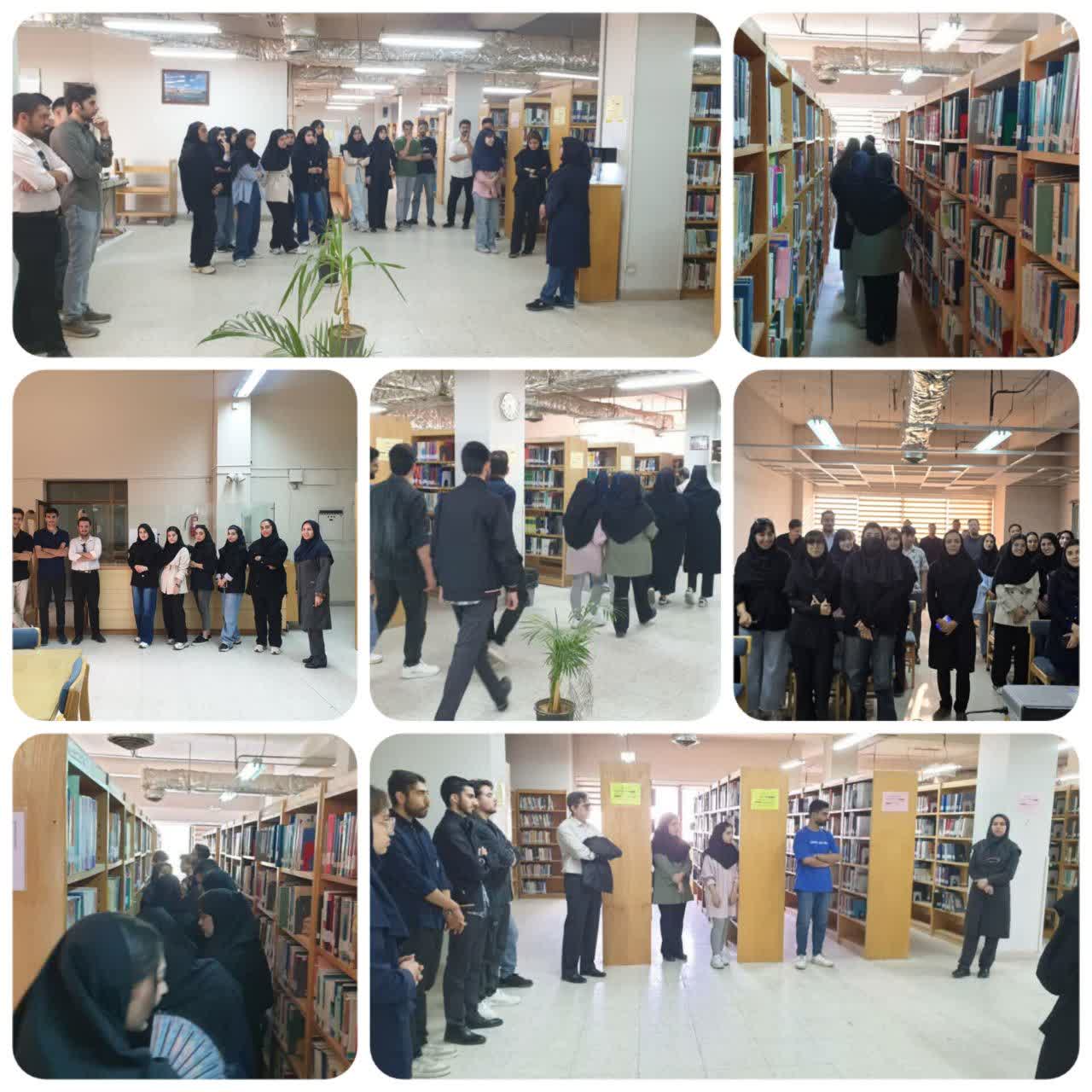 برگزاری کلاس درس روش تحقیق رشته حقوق مقطع کارشناسی در کتابخانه مرکزی و کتابخانه آزادگان دانشگاه اصفهان